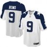 Cheap Tony Romo Cowboys Youth Jersey From China #9 White Thanksgiving Game