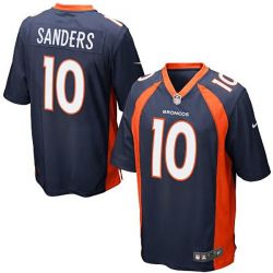 Cheap Emmanuel Sanders Broncos Youth Jersey From China #10 Blue Game