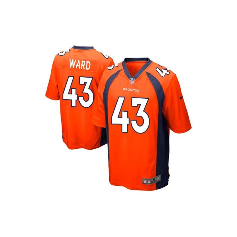 Cheap TJ Ward Broncos Youth Jersey From China #43 Orange Game