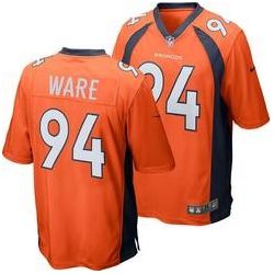 Cheap DeMarcus Ware Broncos Youth Jersey From China #94 Orange Game