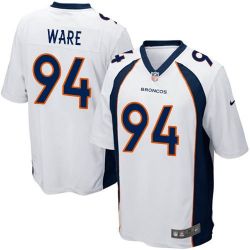 Cheap DeMarcus Ware Broncos Youth Jersey From China #94 White Game