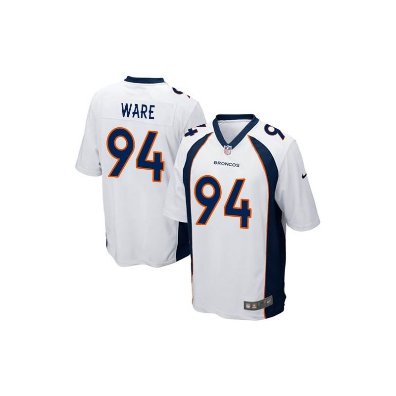 Cheap DeMarcus Ware Broncos Youth Jersey From China #94 White Game Cheap DeMarcus Ware Broncos Youth Jersey From China #94 White Game