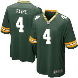 Cheap Brett Favre Packers Youth Jersey From China #4 Green Game