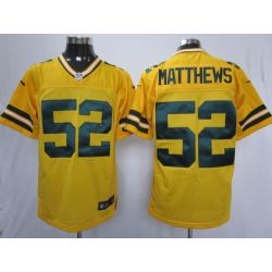 Cheap Clay Matthews Packers Jersey #52 Yellow From China Elite