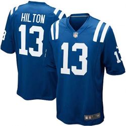 Cheap TY Hilton Colts Youth Jersey From China #13 Blue Game