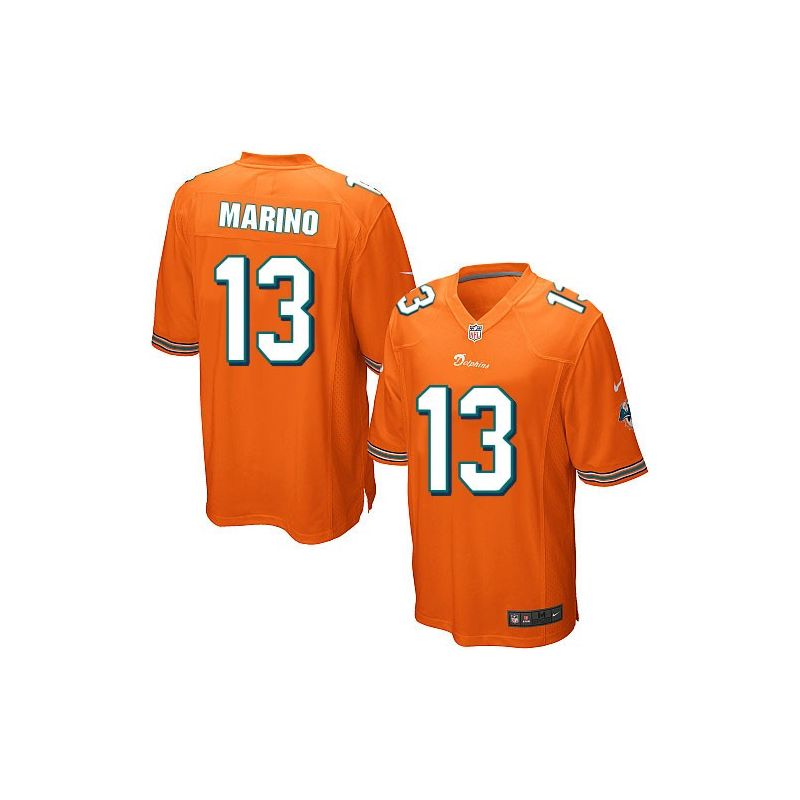 Cheap Dan Marino Dolphins Youth Jersey From China #13 Orange Game Cheap Dan Marino Dolphins Youth Jersey From China #13 Orange Game