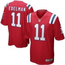 Cheap Julian Edelman Patriots Youth Jersey From China #11 Red Game