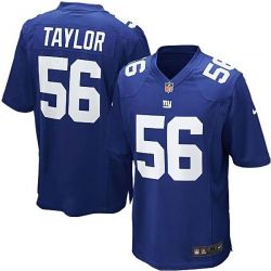 Cheap Lawrence Taylor Giants Youth Jersey From China #56 Blue Game
