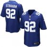 Cheap Michael Strahan Giants Youth Jersey From China #92 Blue Game
