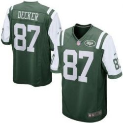 Cheap Eric Decker Jets Youth Jersey From China #87 Green Game