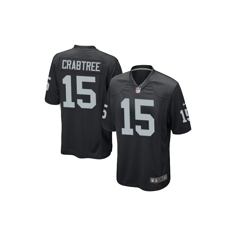Cheap Michael Crabtree Raiders Youth Jersey From China #15 Black Game Cheap Michael Crabtree Raiders Youth Jersey From China #15 Black Game