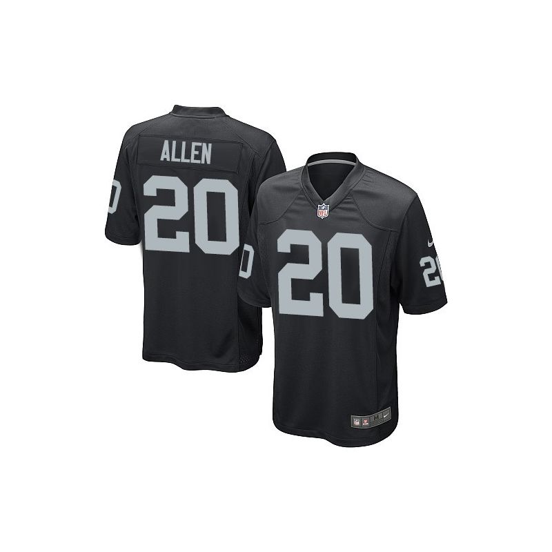 Cheap Nate Allen Raiders Youth Jersey From China #20 Black Game Cheap Nate Allen Raiders Youth Jersey From China #20 Black Game