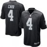 Cheap Derek Carr Raiders Youth Jersey From China #4 Black Game