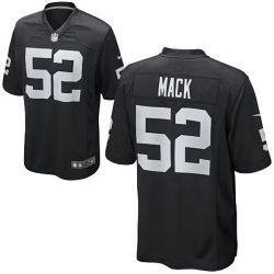 Cheap Khalil Mack Raiders Youth Jersey From China #52 Black Game