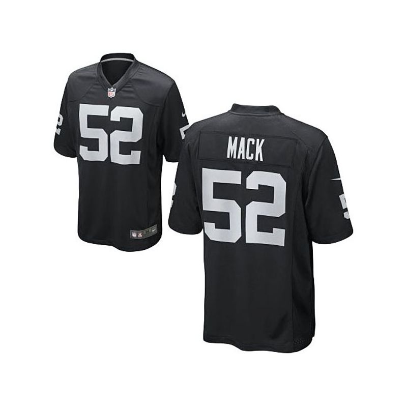 Cheap Khalil Mack Raiders Youth Jersey From China #52 Black Game Cheap Khalil Mack Raiders Youth Jersey From China #52 Black Game