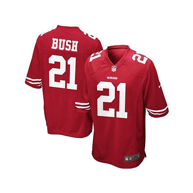 Cheap Reggie Bush 49ers Youth Jersey From China #21 Red Game Cheap Reggie Bush 49ers Youth Jersey From China #21 Red Game