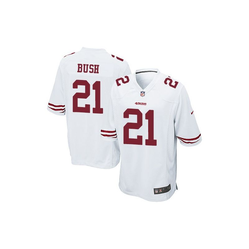 Cheap Reggie Bush 49ers Youth Jersey From China #21 White Game Cheap Reggie Bush 49ers Youth Jersey From China #21 White Game