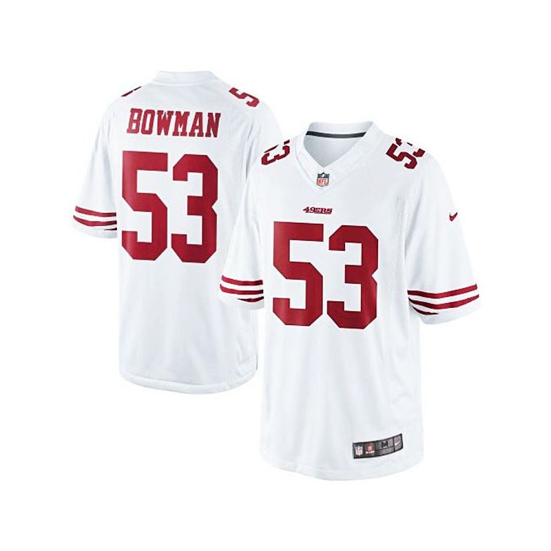 Cheap Navorro Bowman 49ers Youth Jersey From China #53 White Game Cheap Navorro Bowman 49ers Youth Jersey From China #53 White Game