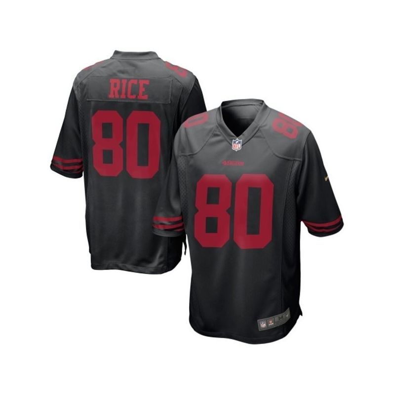 Cheap Jerry Rice 49ers Youth Jersey From China #80 Black Game Cheap Jerry Rice 49ers Youth Jersey From China #80 Black Game