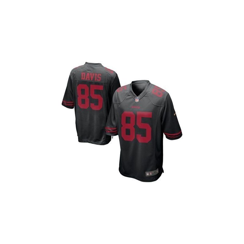 Cheap Vernon Davis 49ers Youth Jersey From China #85 Black Game Cheap Vernon Davis 49ers Youth Jersey From China #85 Black Game
