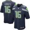 Cheap Tyler Lockett Seahawks Youth Jersey From China #16 Blue Game