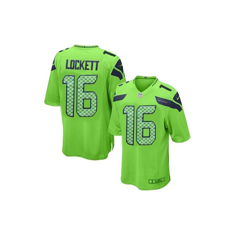 Cheap Tyler Lockett Seahawks Youth Jersey From China #16 Green Game