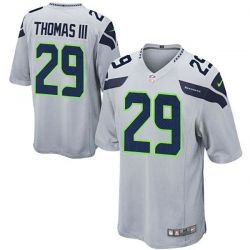 Cheap Earl Thomas III Seahawks Youth Jersey From China #29 grey Game