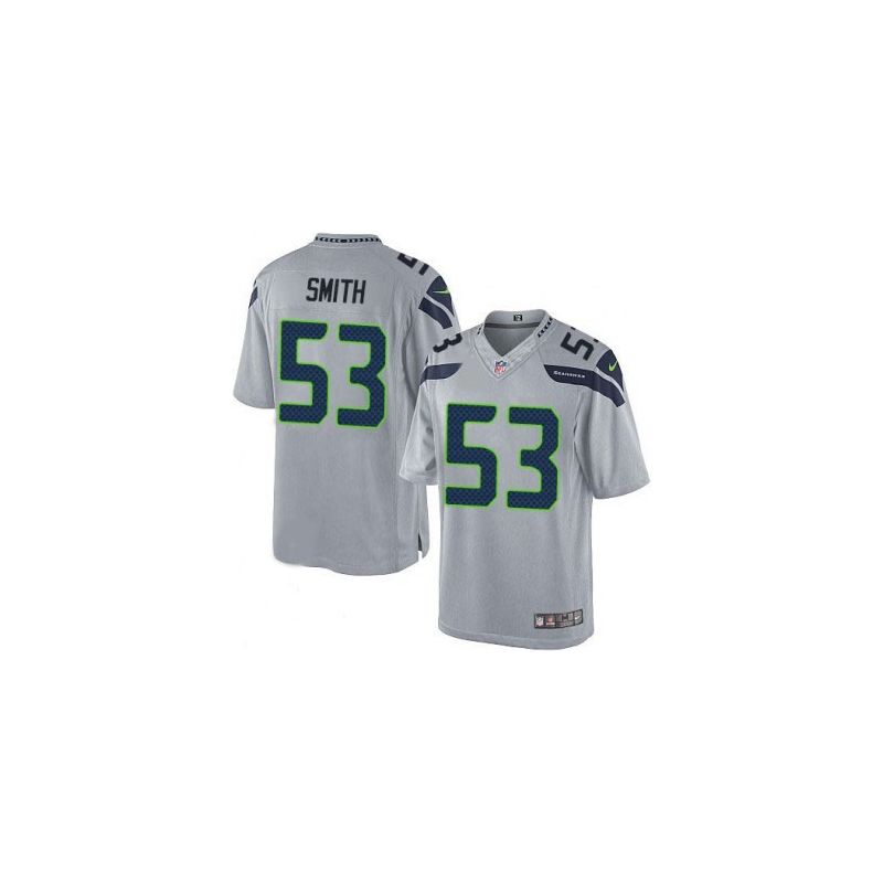 Cheap Malcolm Smith Seahawks Youth Jersey From China #53 Grey Game