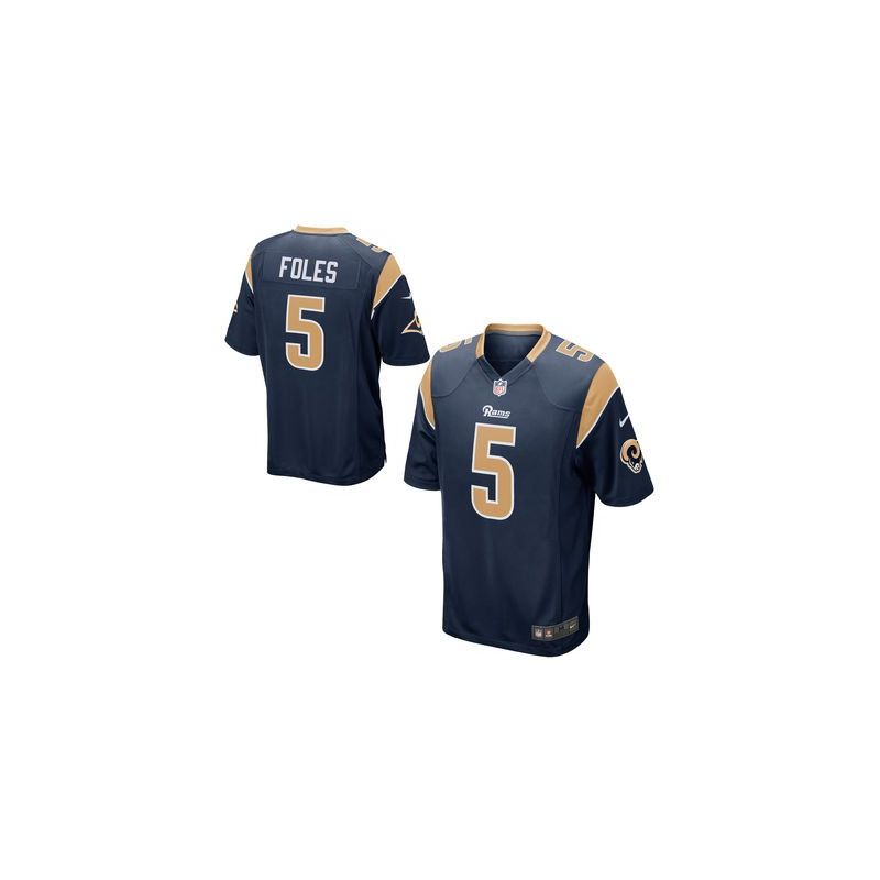 Cheap Nick Foles Rams Youth Jersey From China #5 Blue Game