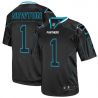 Cheap Cam Newton Panthers Youth Jersey From China #1 Black Lights Out