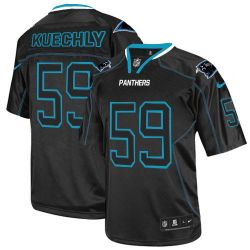 Cheap Luke Kuechly Panthers Youth Jersey From China #59 Black Lights Out