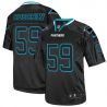 Cheap Luke Kuechly Panthers Youth Jersey From China #59 Black Lights Out