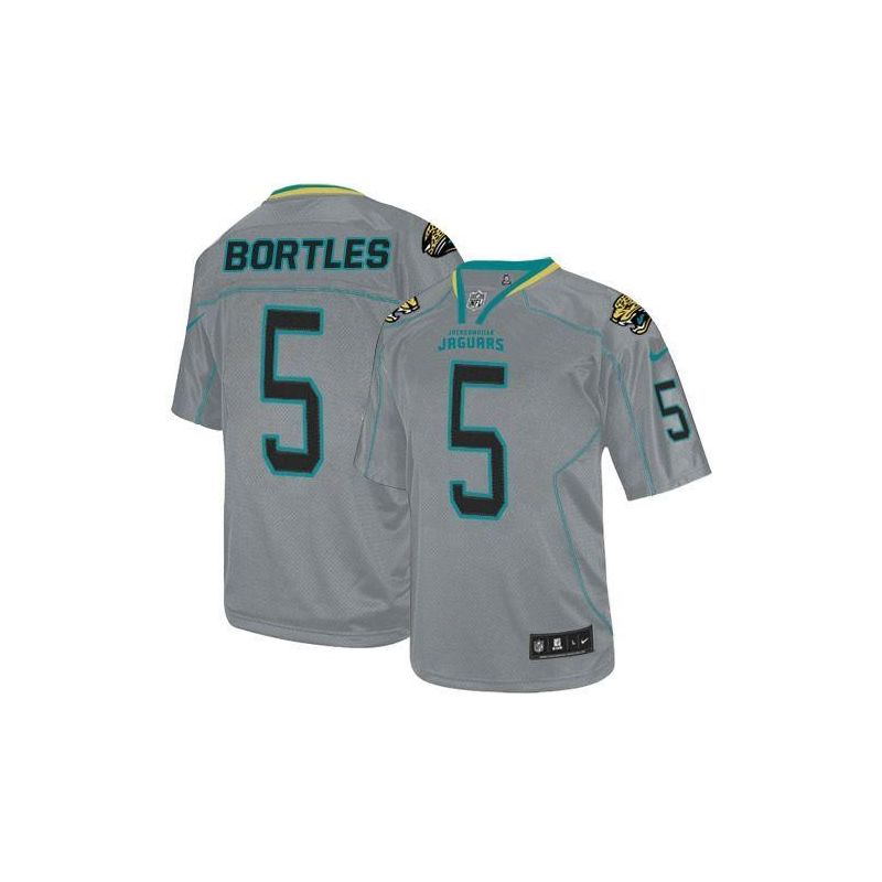 Cheap Blake Bortles Jaguars Youth Jersey From China #5 Grey Lights Out