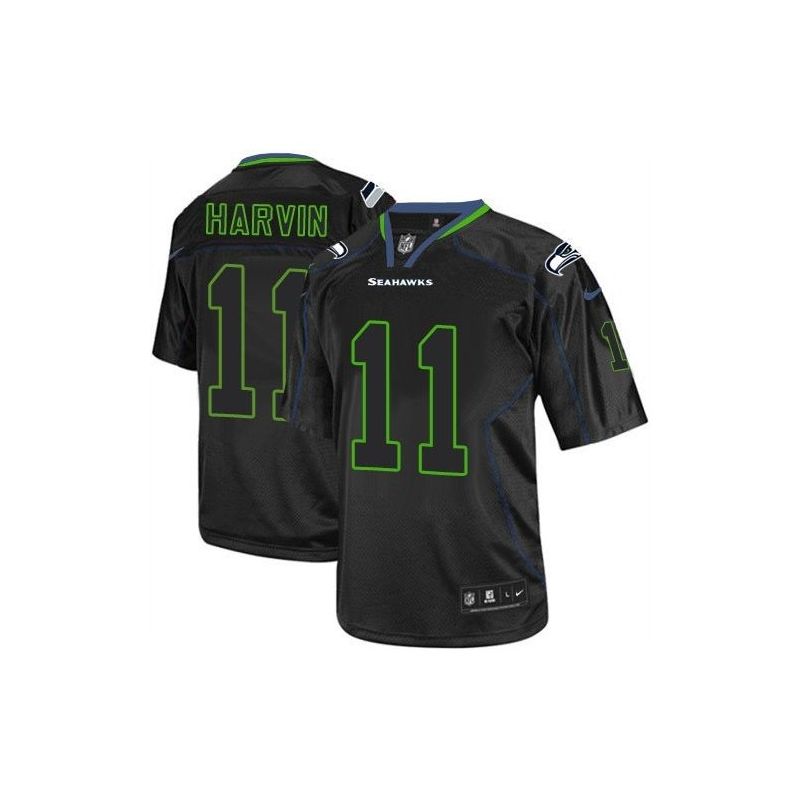 Cheap Percy Harvin Seahawks Youth Jersey From China #11 Black Lights Out