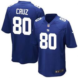 Cheap Victor Cruz Giants Toddler Jersey From China #80 Blue