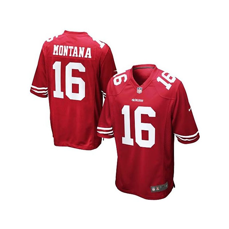 Cheap Joe Montana 49ers Toddler Jersey From China #16 Red Cheap Joe Montana 49ers Toddler Jersey From China #16 Red