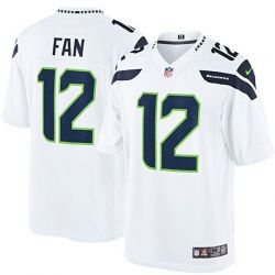 Cheap 12th Fan Seahawks Toddler Jersey From China #12 White