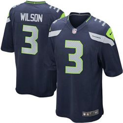 Cheap Russell Wilson Seahawks Toddler Jersey From China #3 Blue