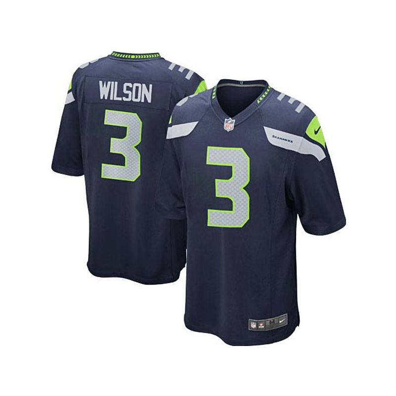 Cheap Russell Wilson Seahawks Toddler Jersey From China #3 Blue