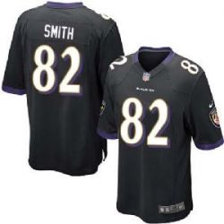 Cheap Torrey Smith Ravens Youth Jersey #82 Black From China Limited