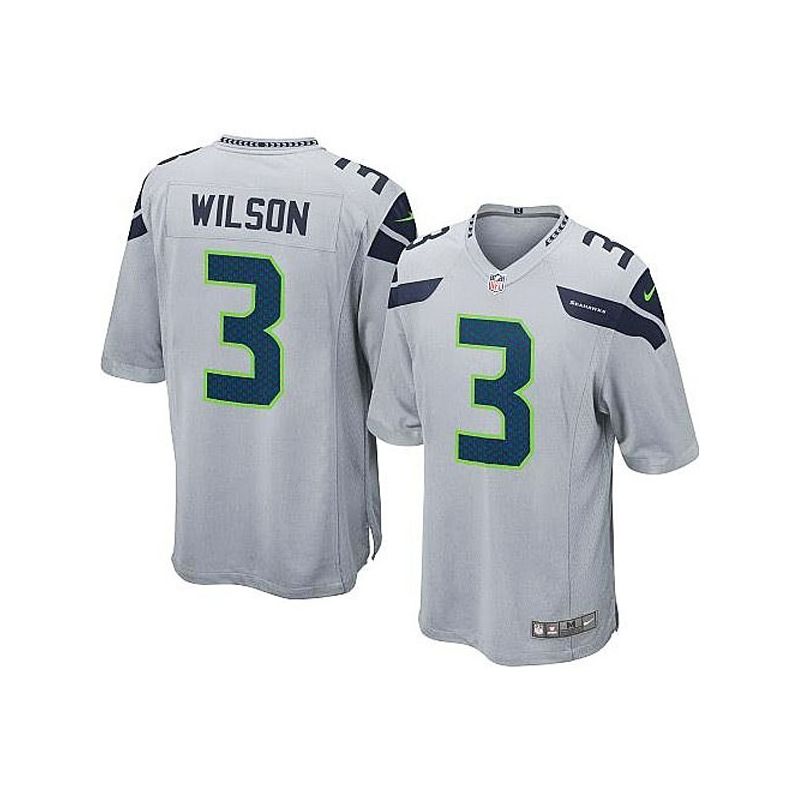 Cheap Russell Wilson Seahawks Youth Jersey #3 Grey From China Limited