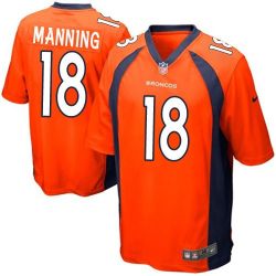Cheap Peyton Manning Broncos Jersey #18 Orange From China Limited