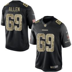 Cheap Jared Allen Bears Jersey From China #69 Black Salute To Service