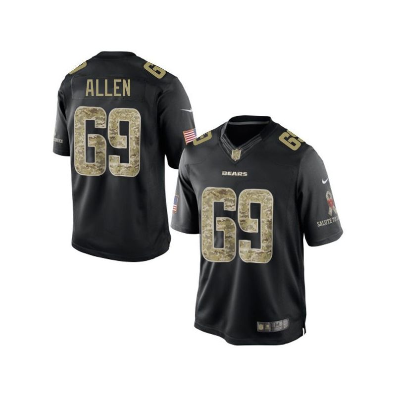 Cheap Jared Allen Bears Jersey From China #69 Black Salute To Service Cheap Jared Allen Bears Jersey From China #69 Black Salute To Service