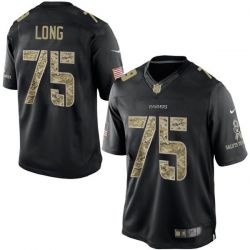 Cheap Howie Long Raiders Jersey From China #75 Black Salute To Service