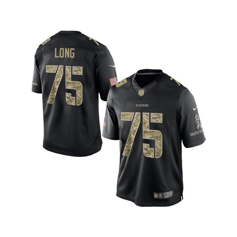 Cheap Howie Long Raiders Jersey From China #75 Black Salute To Service Cheap Howie Long Raiders Jersey From China #75 Black Salute To Service