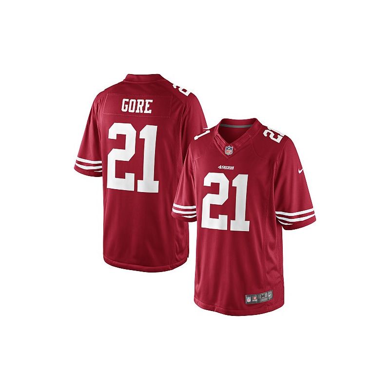 Cheap Frank Gore 49ers Youth Jersey #21 Red From China Limited