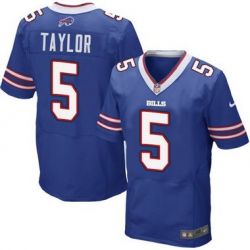 Cheap Tyrod Taylor Bills Elite Jersey From China #5 Blue