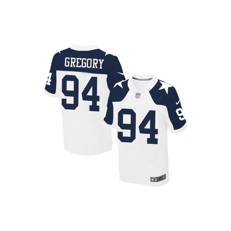 Cheap Randy Gregory Cowboys Elite Jersey From China #94 White thanksgiving