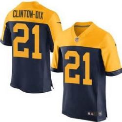 Cheap Ha Ha Clinton Dix Packers Elite Jersey From China #21 Navy Throwback Alternate